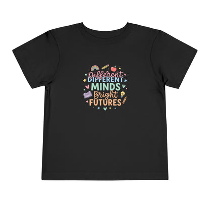 Different Minds, Bright Futures Neurodiversity Toddler Tee | Autism Acceptance