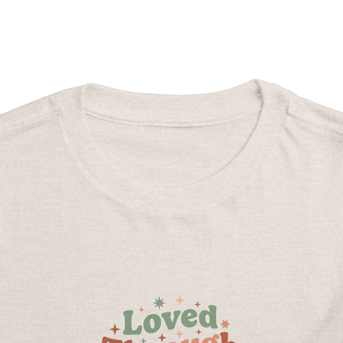 Loved Through Every Feeling Toddler Shirt | Emotional Wellness Sticker Badge Kids Tee