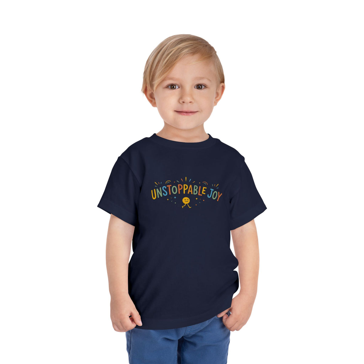 "Unstoppable Joy" Toddler Graphic Tee | Uplifted By Design™ Cerebral Palsy & Adaptive Movement Shirt