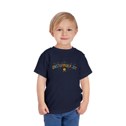 "Unstoppable Joy" Toddler Graphic Tee | Uplifted By Design™ Cerebral Palsy & Adaptive Movement Shirt