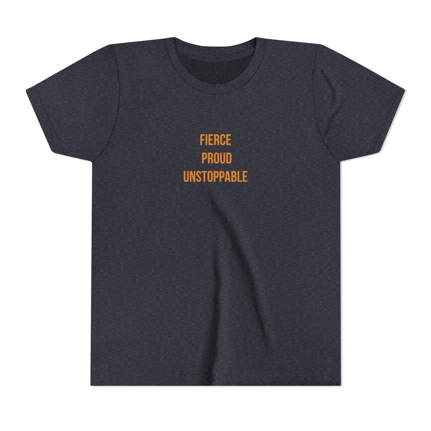"Fierce Proud Unstoppable" Cerebral Palsy Awareness Youth Tee | Uplifted By Design