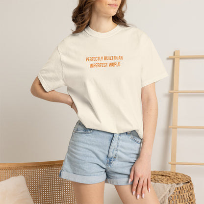 "Perfectly Built in an Imperfect World" Cerebral Palsy Awareness Tee