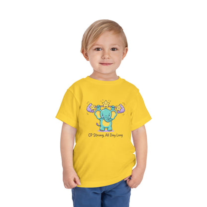 CP Strong All Day Long Toddler Shirt | Elephant Support Kids Tee