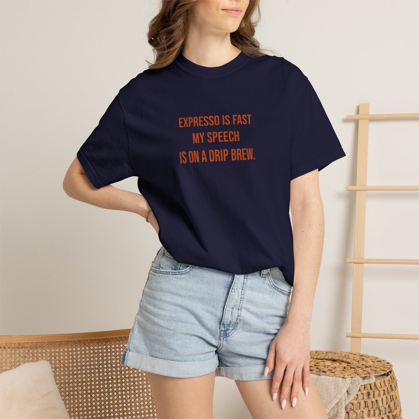 Expresso Is Fast My Speech Is On A Drip Brew Tee | CP Awareness | Uplifted By Design