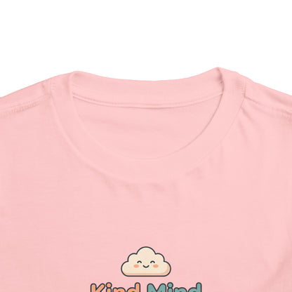 Kind Mind Brave Heart Toddler Shirt | Positive Affirmations Emotional Wellness Kids Tee