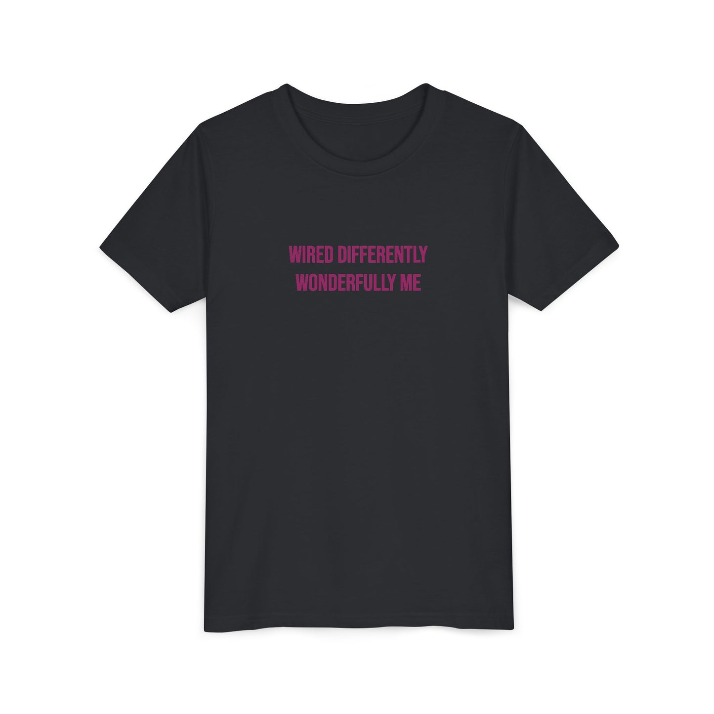 Youth Tee — "Wired Differently Wonderfully Me" Inspirational Kids T‑Shirt