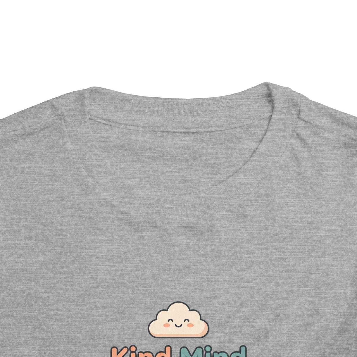 Kind Mind Brave Heart Toddler Shirt | Positive Affirmations Emotional Wellness Kids Tee