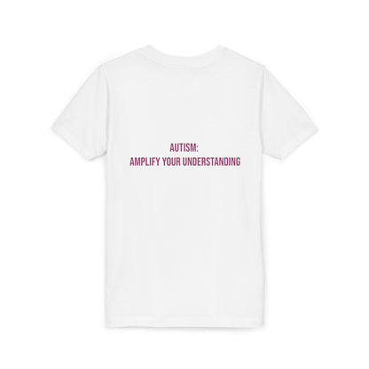 Amplify Your Understanding Empowerment Youth Tee | Autism Pride Kids Streetwear