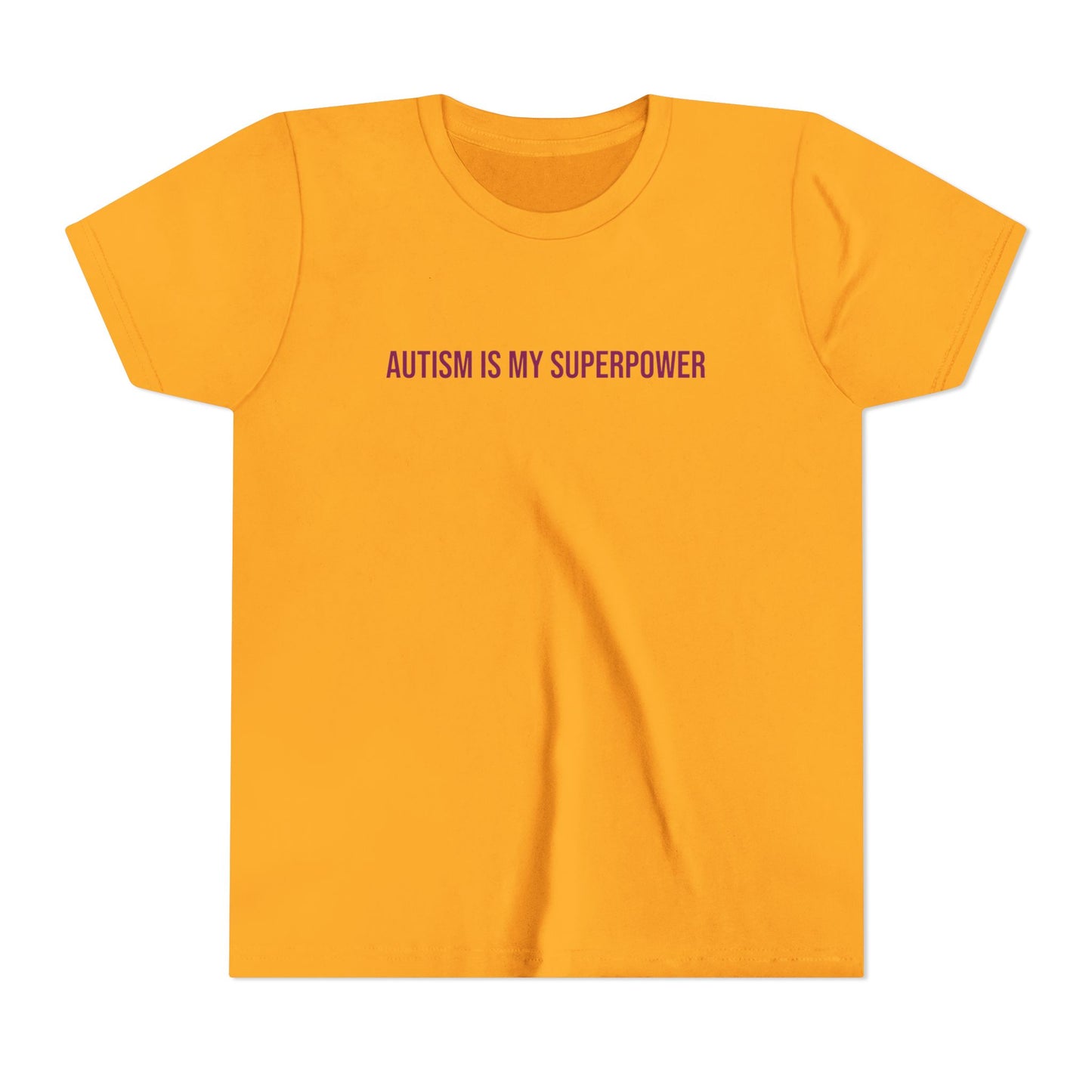"Autism Is My Superpower" Neurodivergent Pride Youth Tee | Uplifted By Design