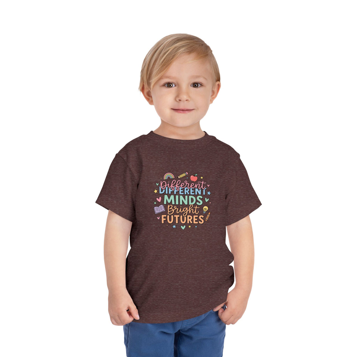 Different Minds, Bright Futures Neurodiversity Toddler Tee | Autism Acceptance