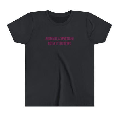 "Autism Is A Spectrum Not A Stereotype" Neurodivergent Pride Youth Tee | Uplifted By Design