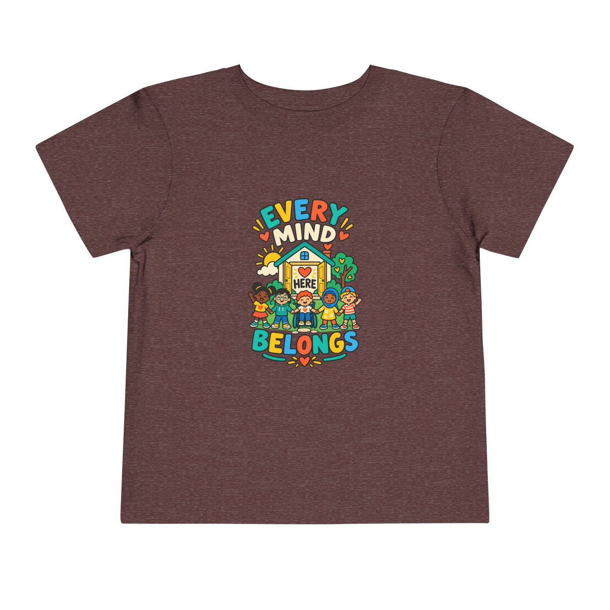 Every Mind Belongs Here Neurodiversity Toddler Tee | Autism Acceptance