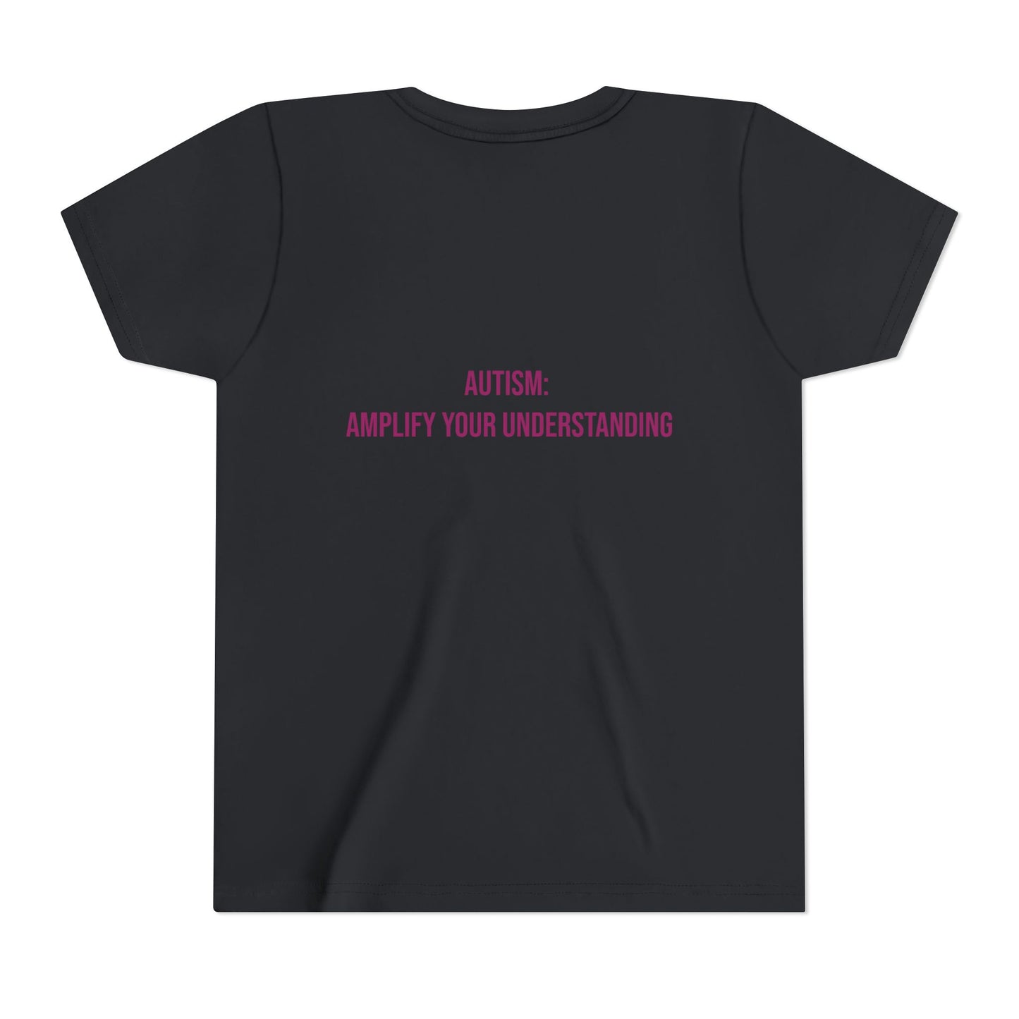 Amplify Your Understanding Empowerment Youth Tee | Autism Pride Kids Streetwear