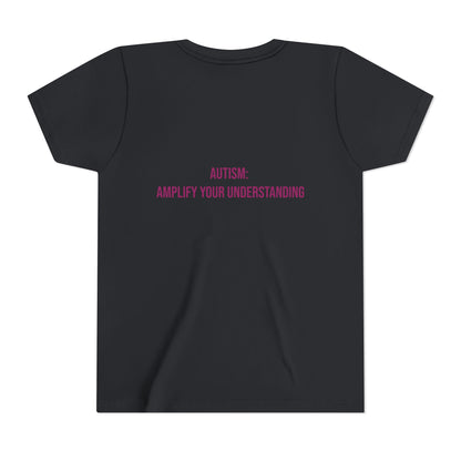 Amplify Your Understanding Empowerment Youth Tee | Autism Pride Kids Streetwear
