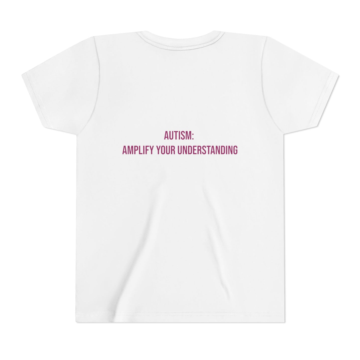 Amplify Your Understanding Empowerment Youth Tee | Autism Pride Kids Streetwear