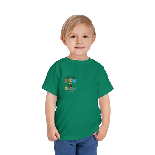 Watch Me Grow and Glow Toddler Tee — Cute Positive Growth Shirt