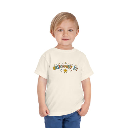 "Unstoppable Joy" Toddler Graphic Tee | Uplifted By Design™ Cerebral Palsy & Adaptive Movement Shirt