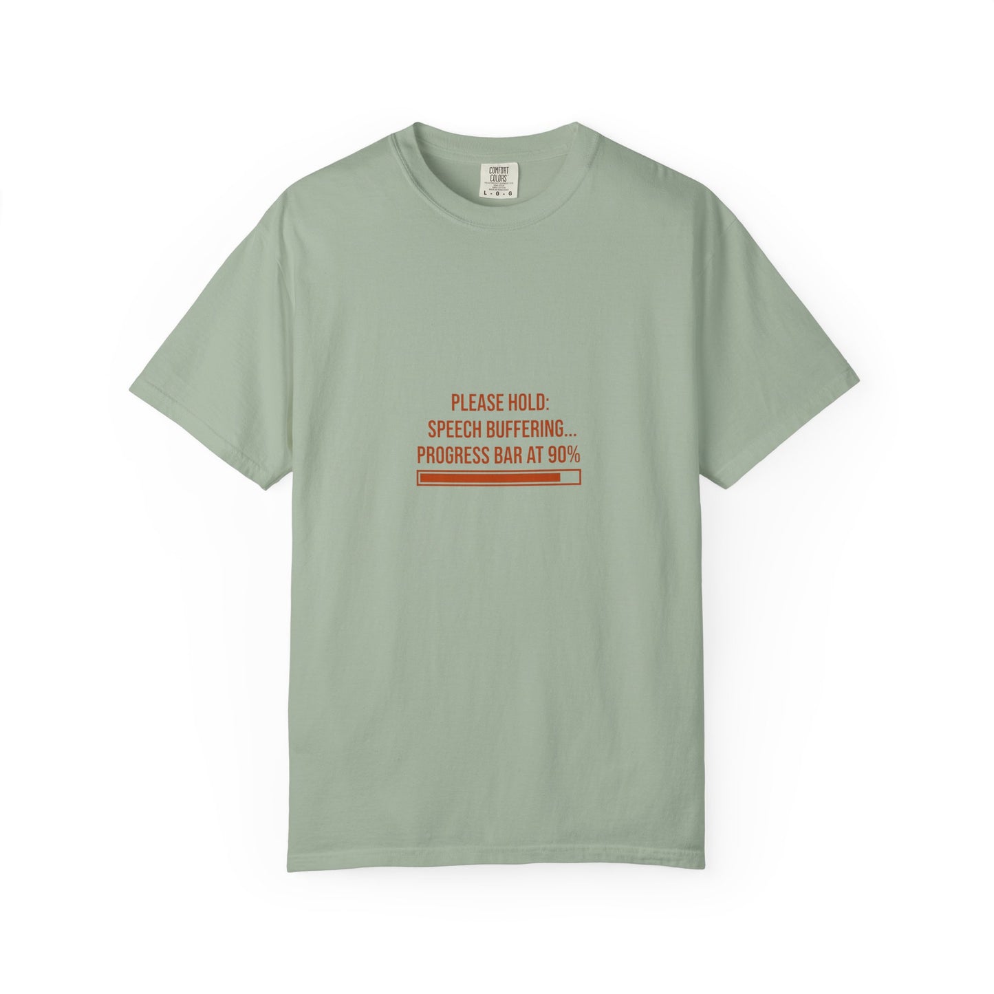Please Hold Speech Buffering Tee | CP Awareness | Uplifted By Design