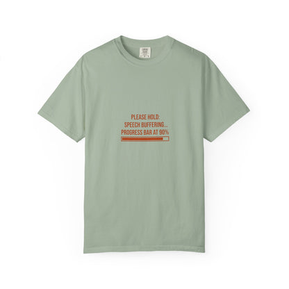 Please Hold Speech Buffering Tee | CP Awareness | Uplifted By Design