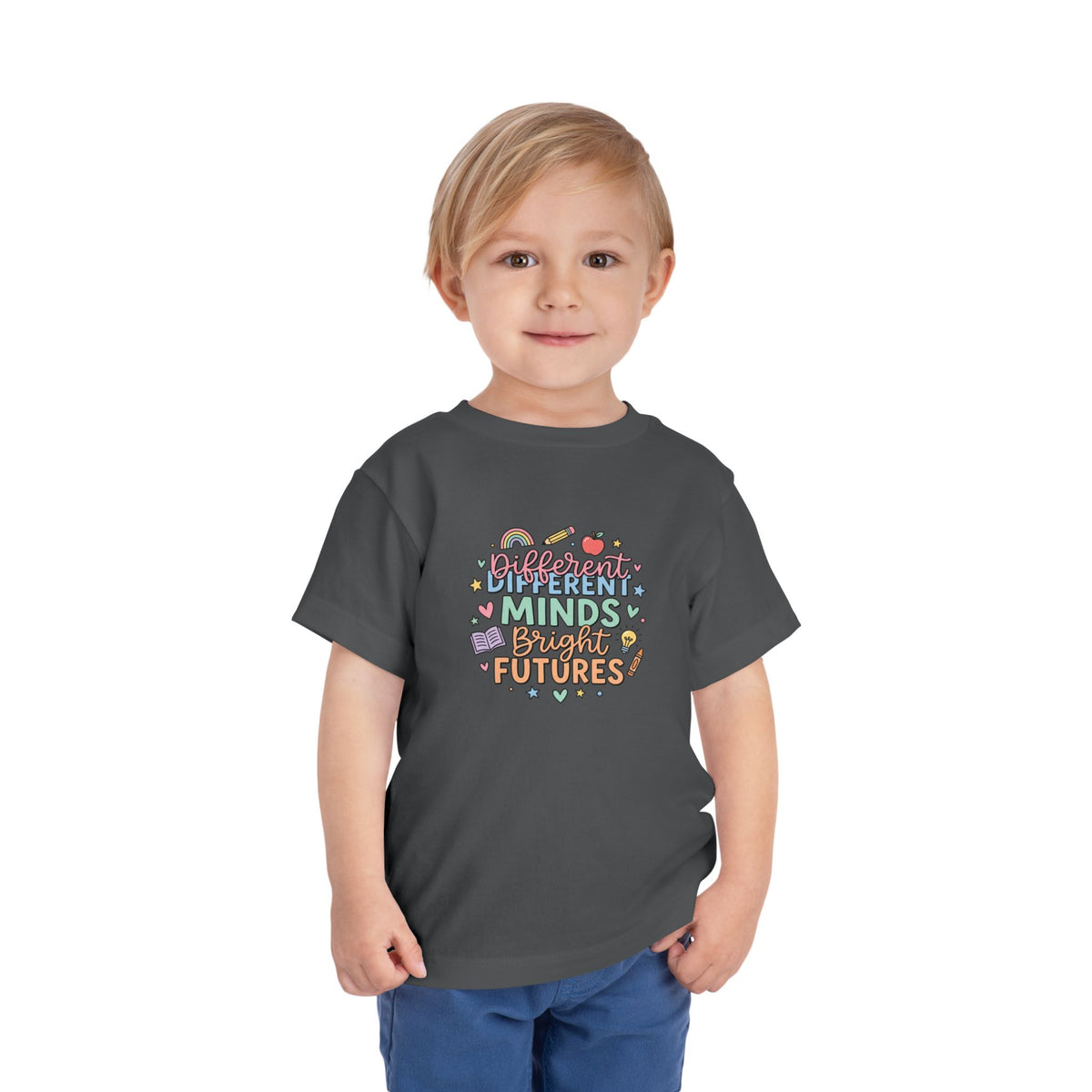 Different Minds, Bright Futures Neurodiversity Toddler Tee | Autism Acceptance