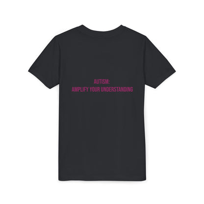 Amplify Your Understanding Empowerment Youth Tee | Autism Pride Kids Streetwear