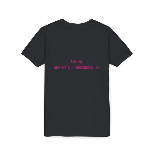 Amplify Your Understanding Empowerment Youth Tee | Autism Pride Kids Streetwear