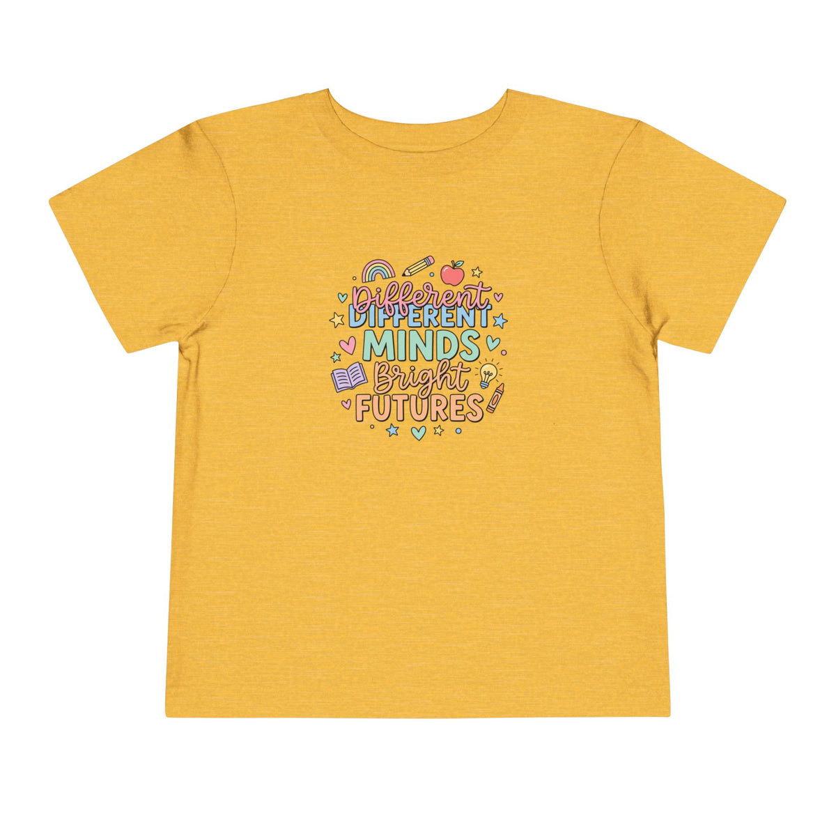Different Minds, Bright Futures Neurodiversity Toddler Tee | Autism Acceptance