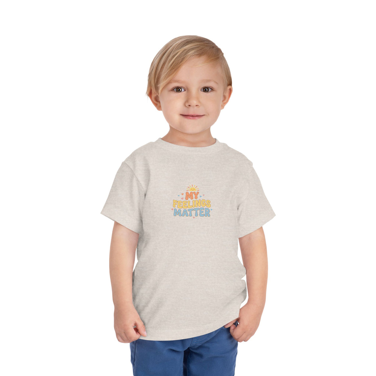 My Feelings Matter Toddler Shirt | Emotional Wellness Affirmation Kids Graphic Tee