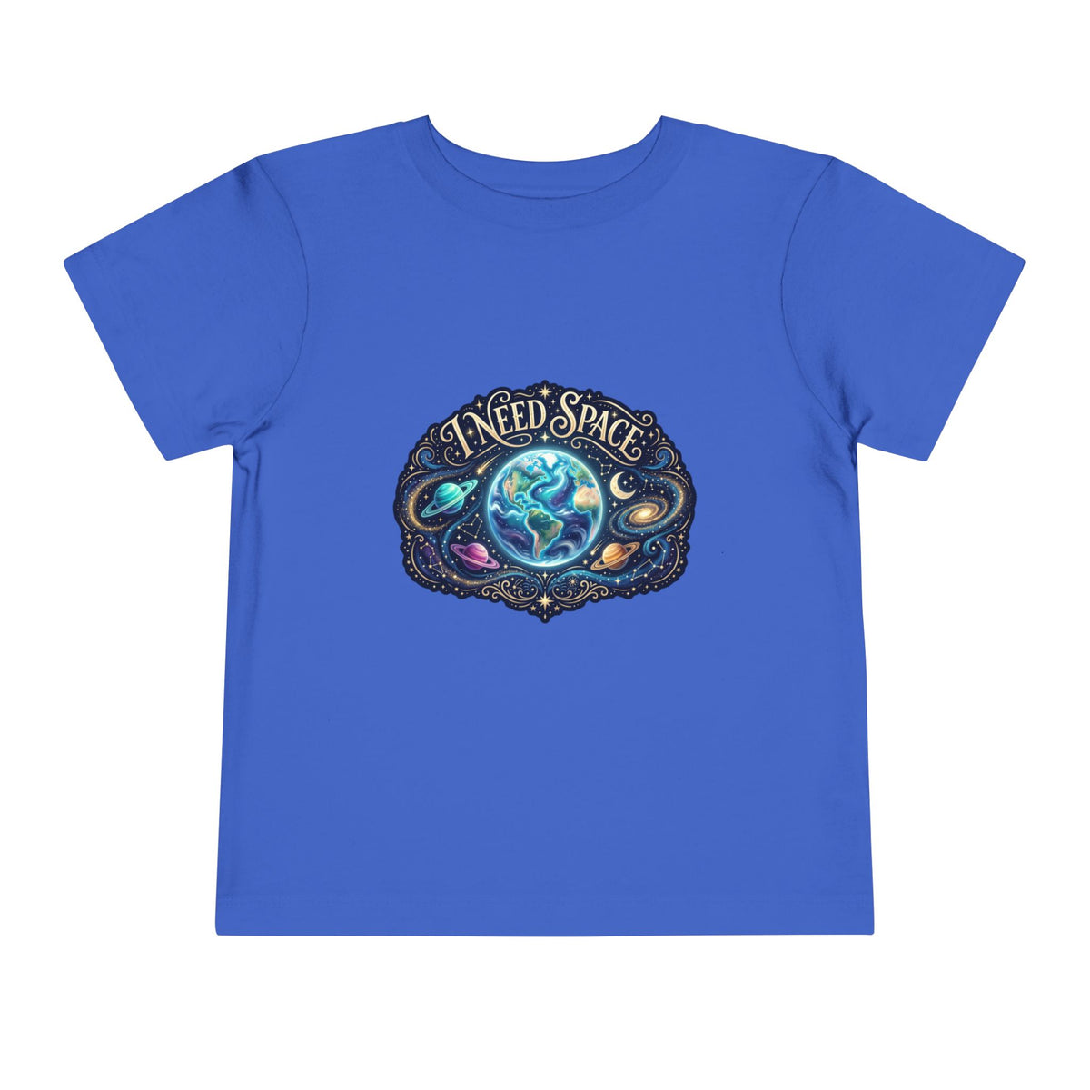 Toddler Tee — "I Need Space" Cosmic Galaxy | Autism Acceptance & Sensory Pride Shirt