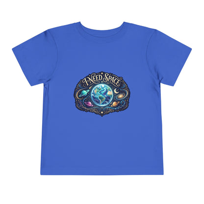 Toddler Tee — "I Need Space" Cosmic Galaxy | Autism Acceptance & Sensory Pride Shirt