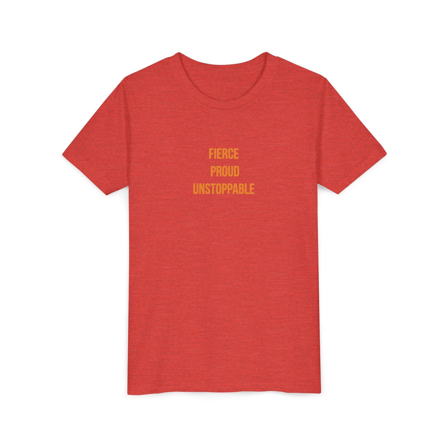 "Fierce Proud Unstoppable" Cerebral Palsy Awareness Youth Tee | Uplifted By Design
