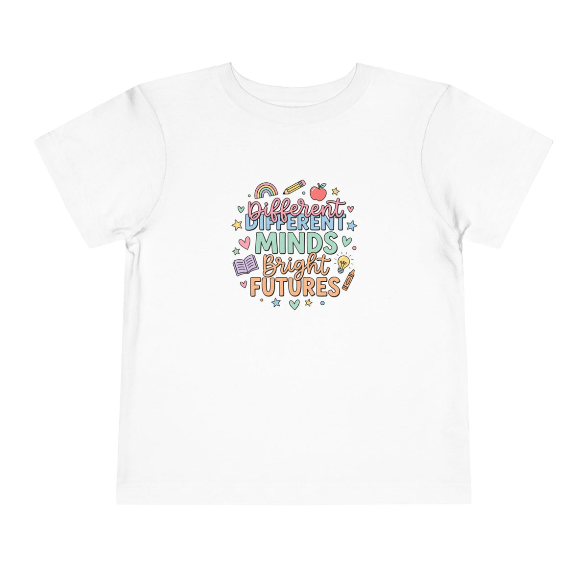 Different Minds, Bright Futures Neurodiversity Toddler Tee | Autism Acceptance