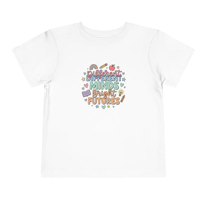 Different Minds, Bright Futures Neurodiversity Toddler Tee | Autism Acceptance