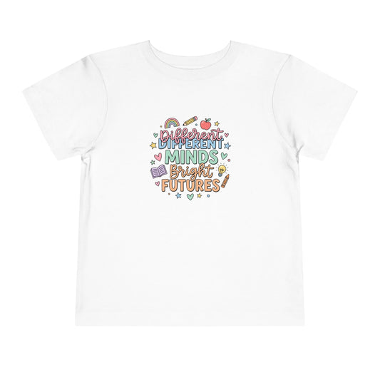 Different Minds, Bright Futures Neurodiversity Toddler Tee | Autism Acceptance