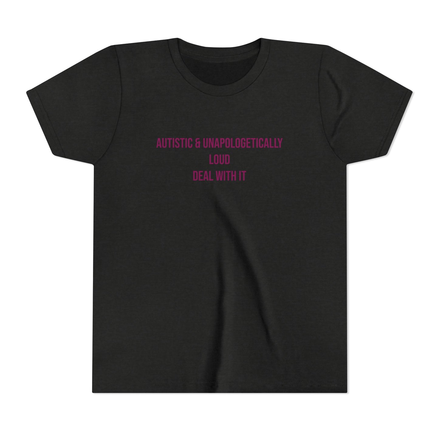 Loud Proud Autistic Neurodivergent Pride Youth Tee | Uplifted By Design