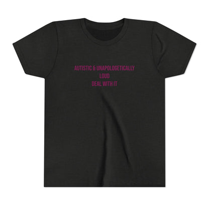 Loud Proud Autistic Neurodivergent Pride Youth Tee | Uplifted By Design