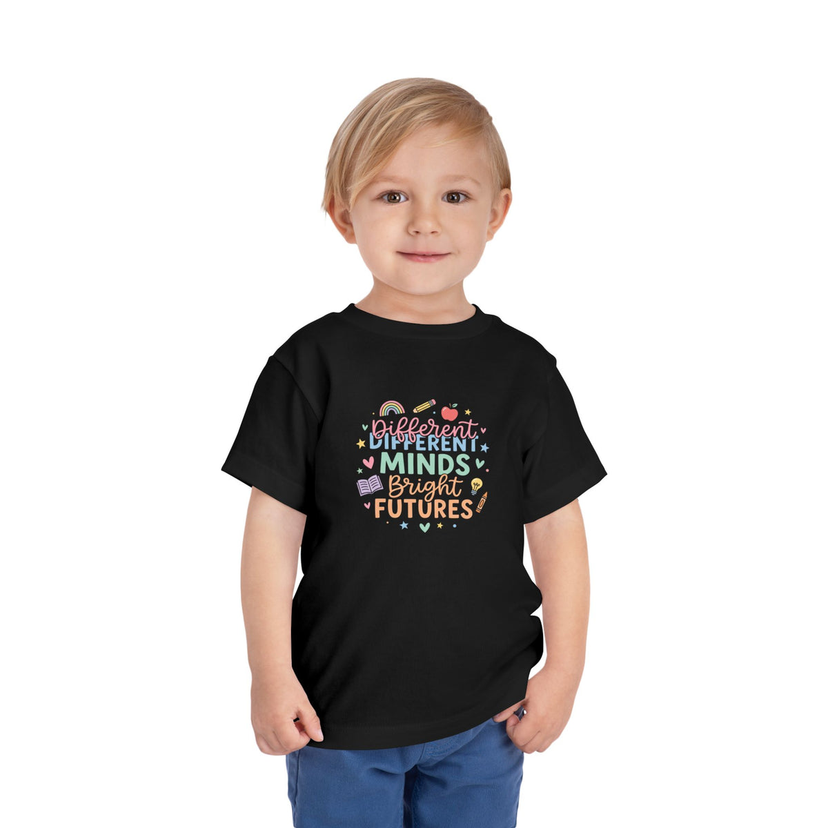 Different Minds, Bright Futures Neurodiversity Toddler Tee | Autism Acceptance