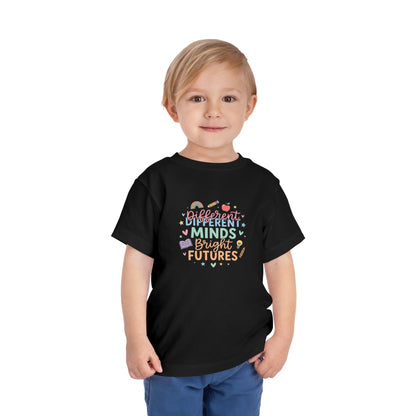 Different Minds, Bright Futures Neurodiversity Toddler Tee | Autism Acceptance