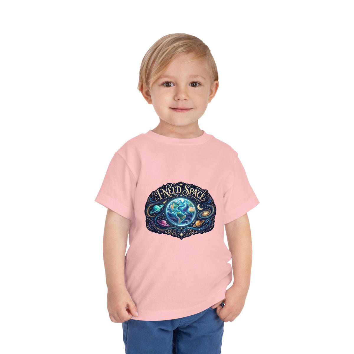 Toddler Tee — "I Need Space" Cosmic Galaxy | Autism Acceptance & Sensory Pride Shirt