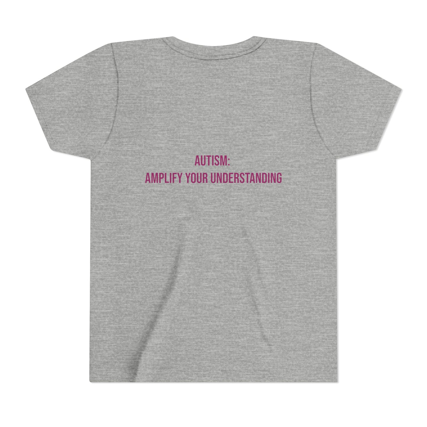 Amplify Your Understanding Empowerment Youth Tee | Autism Pride Kids Streetwear