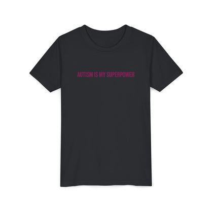 "Autism Is My Superpower" Neurodivergent Pride Youth Tee | Uplifted By Design