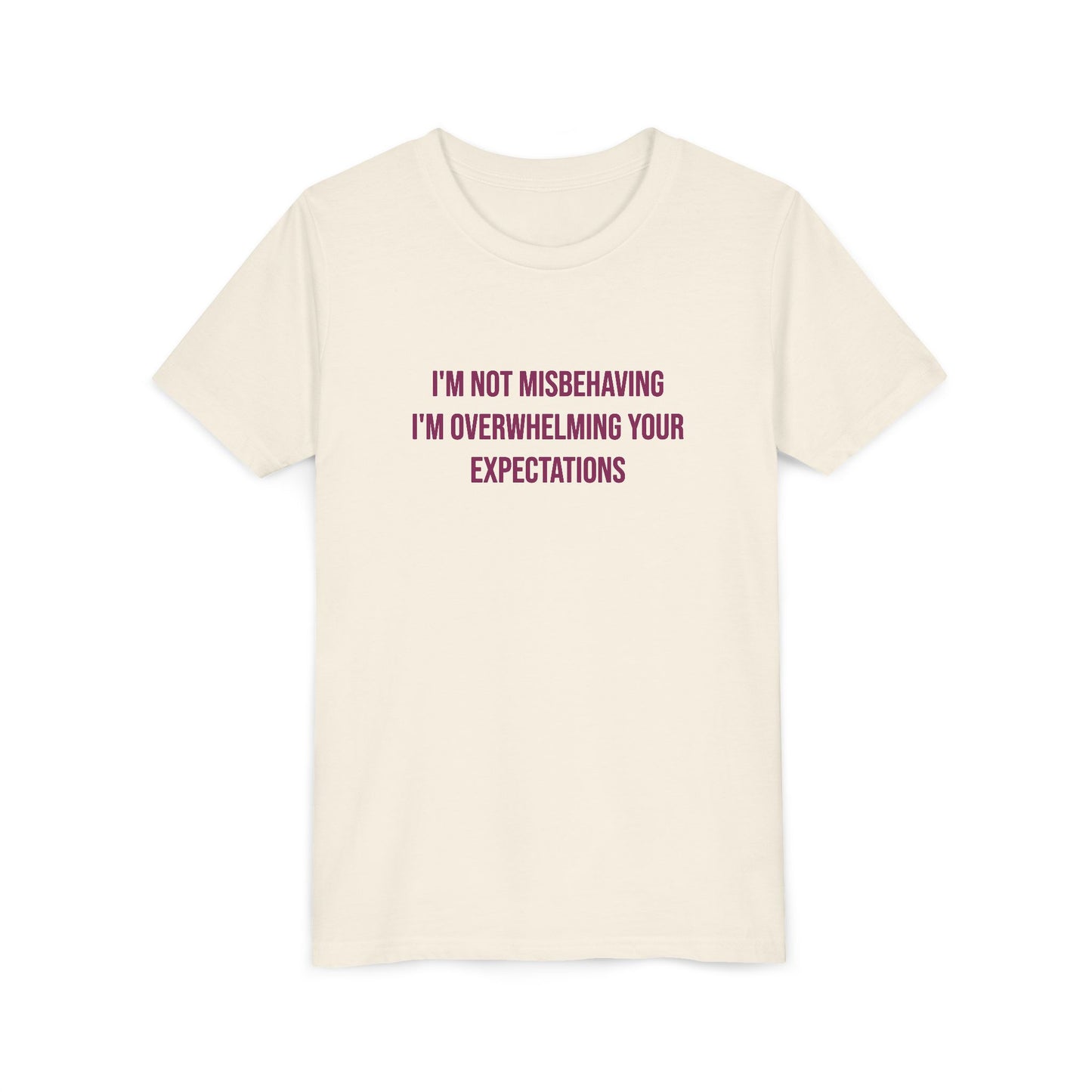 I'm Not Misbehaving" Neurodivergent Pride Youth Tee | Uplifted By Design