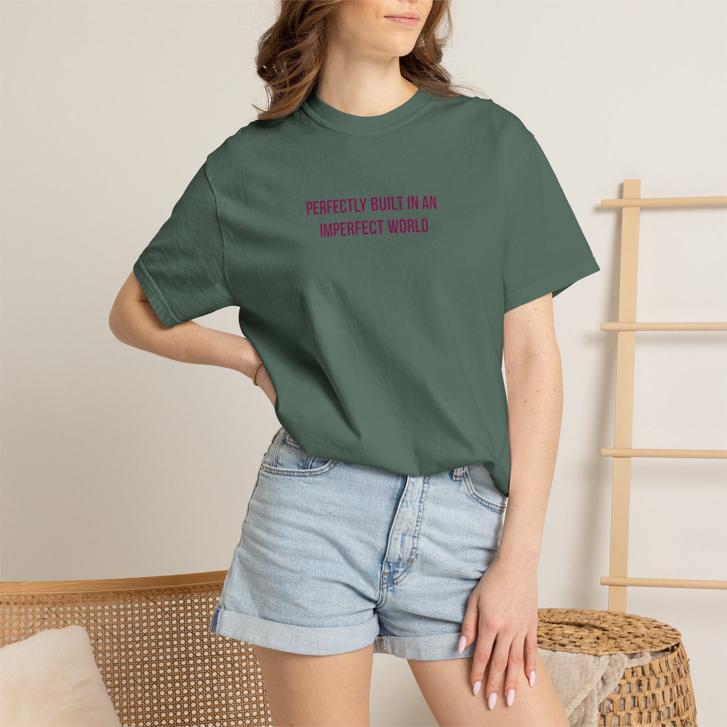 "Perfectly Built in an Imperfect World" Autism Awareness Tee