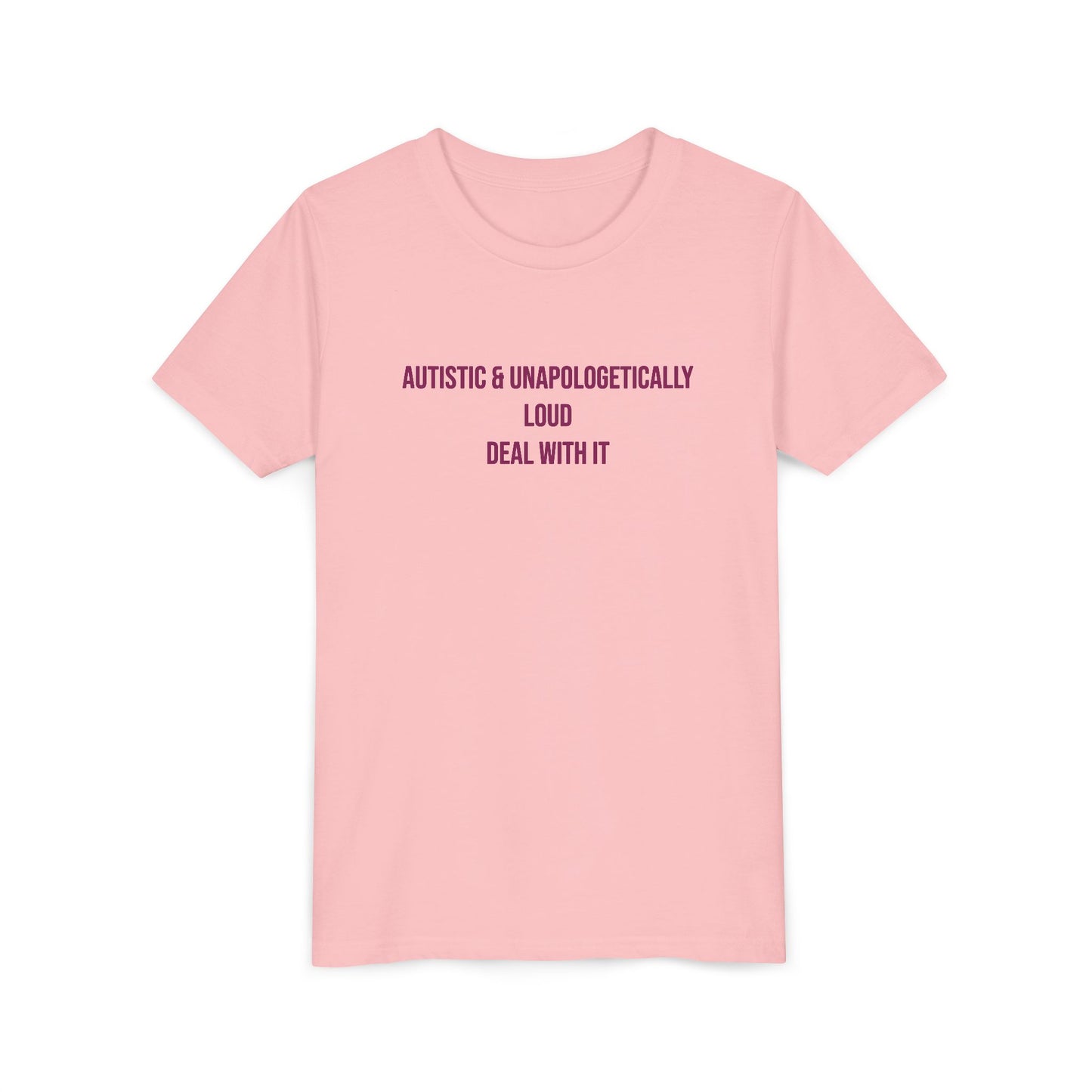Loud Proud Autistic Neurodivergent Pride Youth Tee | Uplifted By Design