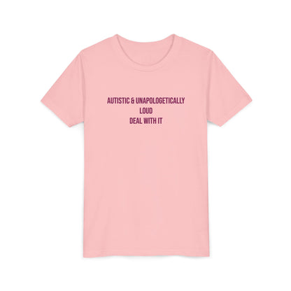 Loud Proud Autistic Neurodivergent Pride Youth Tee | Uplifted By Design