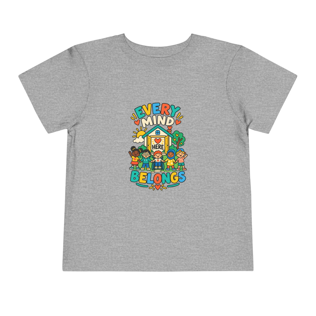 Every Mind Belongs Here Neurodiversity Toddler Tee | Autism Acceptance