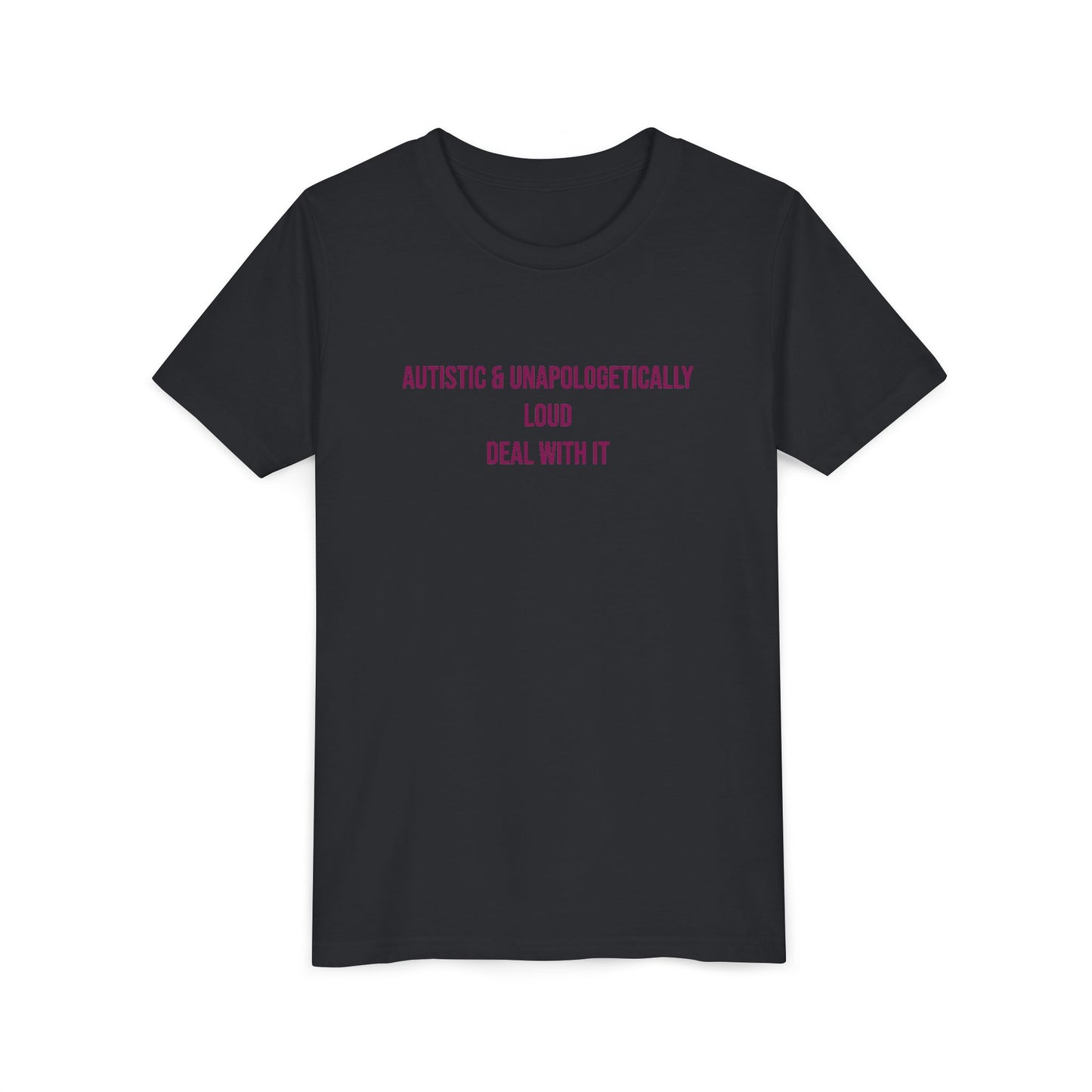 Loud Proud Autistic Neurodivergent Pride Youth Tee | Uplifted By Design