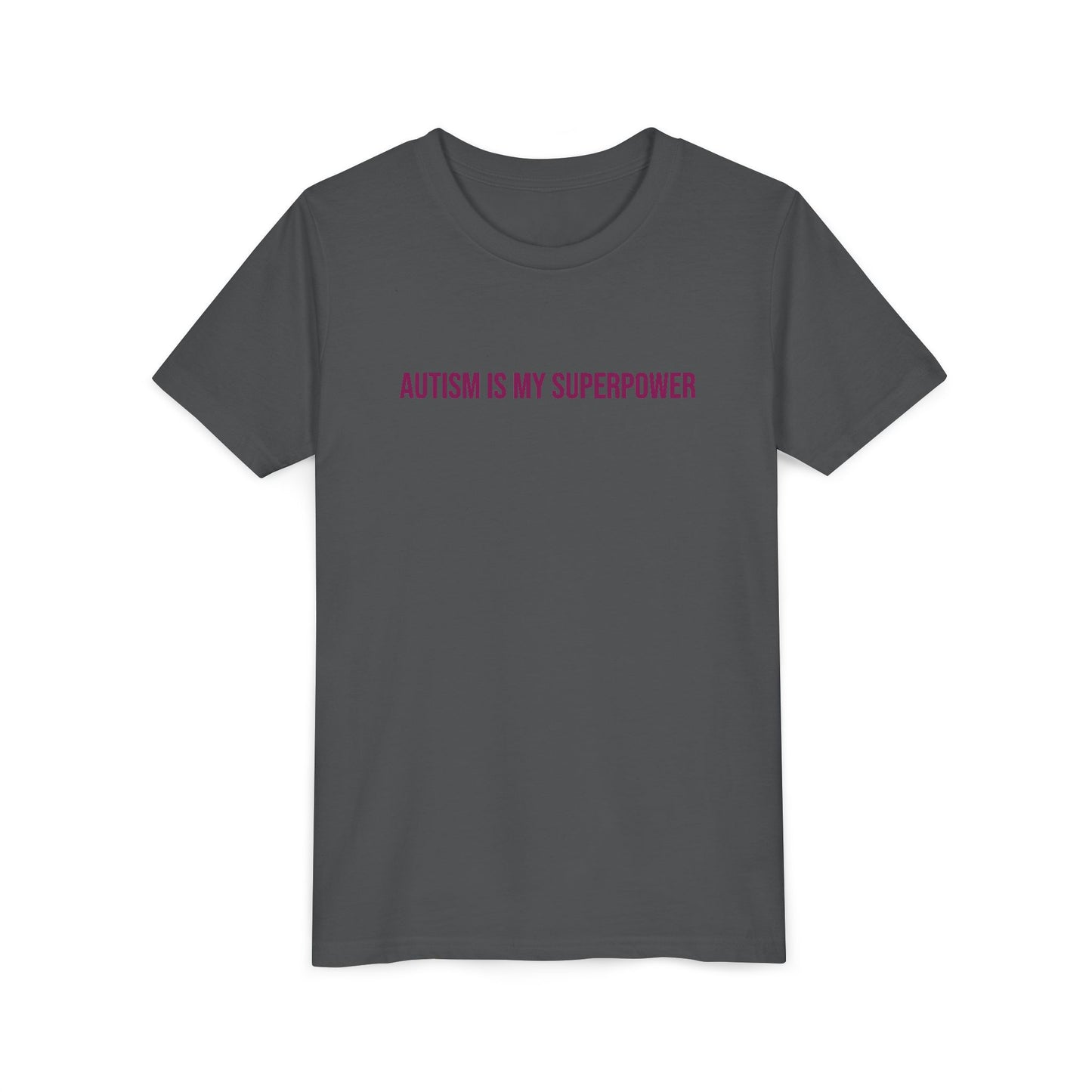 "Autism Is My Superpower" Neurodivergent Pride Youth Tee | Uplifted By Design