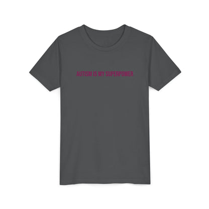 "Autism Is My Superpower" Neurodivergent Pride Youth Tee | Uplifted By Design