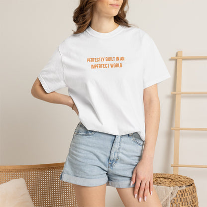 "Perfectly Built in an Imperfect World" Cerebral Palsy Awareness Tee